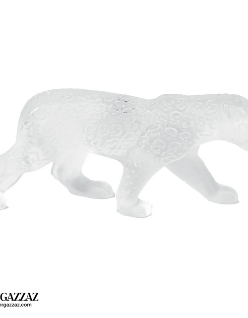 Load image into Gallery viewer, A Lalique Clear and Frosted Glass Rajah Jaguar

