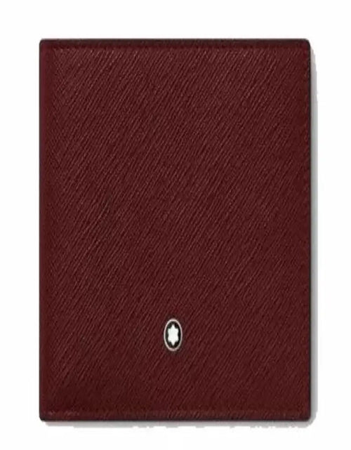 Load image into Gallery viewer, Montblanc Sartorial wallet 6cc Burgundy leather
