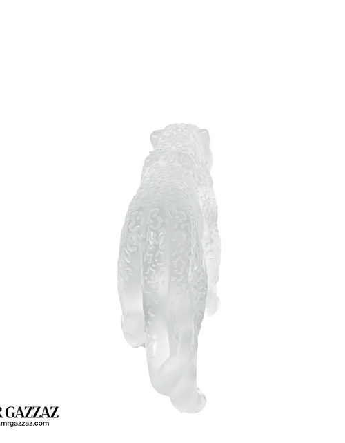 Load image into Gallery viewer, A Lalique Clear and Frosted Glass Rajah Jaguar
