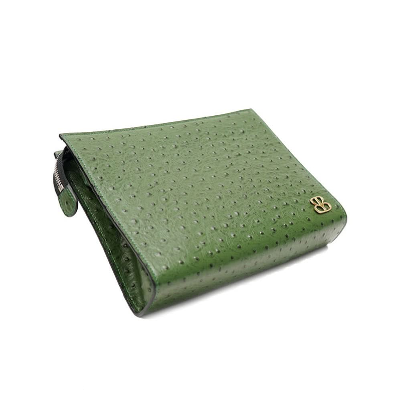 Ostrich Green Bag