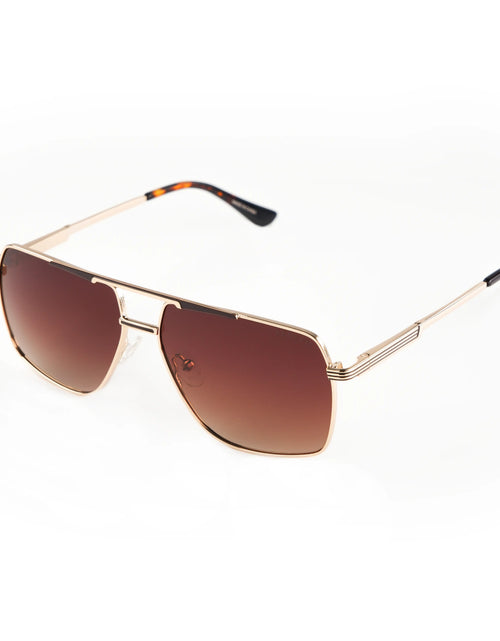 تحميل الصورة إلى عارض المعرض، Men’s Luxury Sunglasses Verutti S6614-C1 – Golden Classic

