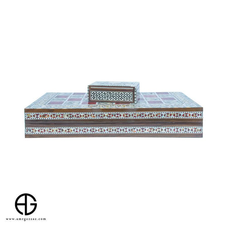 Handmade Oriental Backgammon & Chess Table