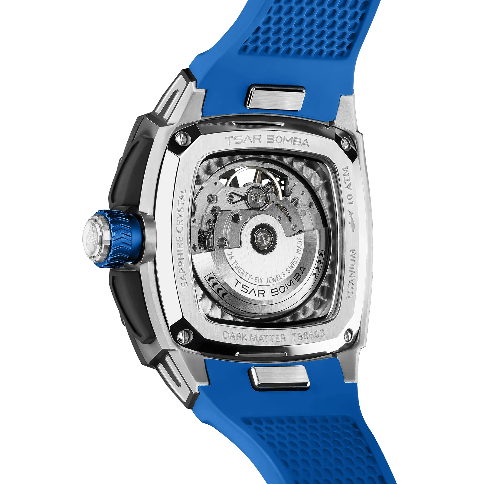 Dark Matter-Interchangeable Automatic Watch TB8603 Blue Set