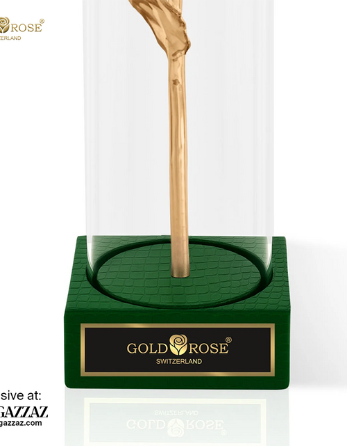 Load image into Gallery viewer, IMPERIAL MAJESTIC "24K GOLD, EMERALD CROCO"
