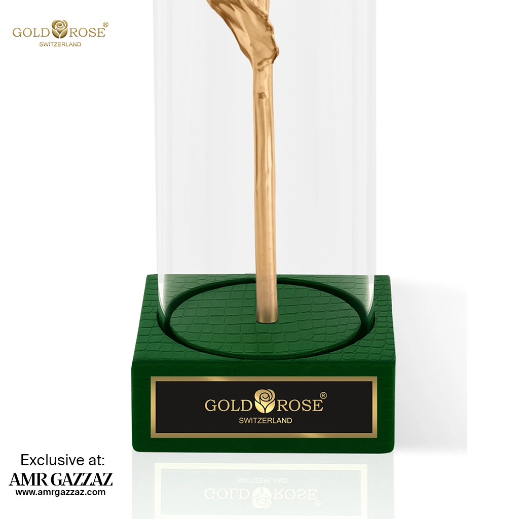 IMPERIAL MAJESTIC "24K GOLD, EMERALD CROCO"