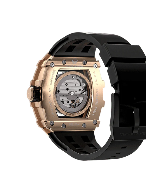 Load image into Gallery viewer, Elemental Series-Automatic Watch TB8208A Rose Gold Black
