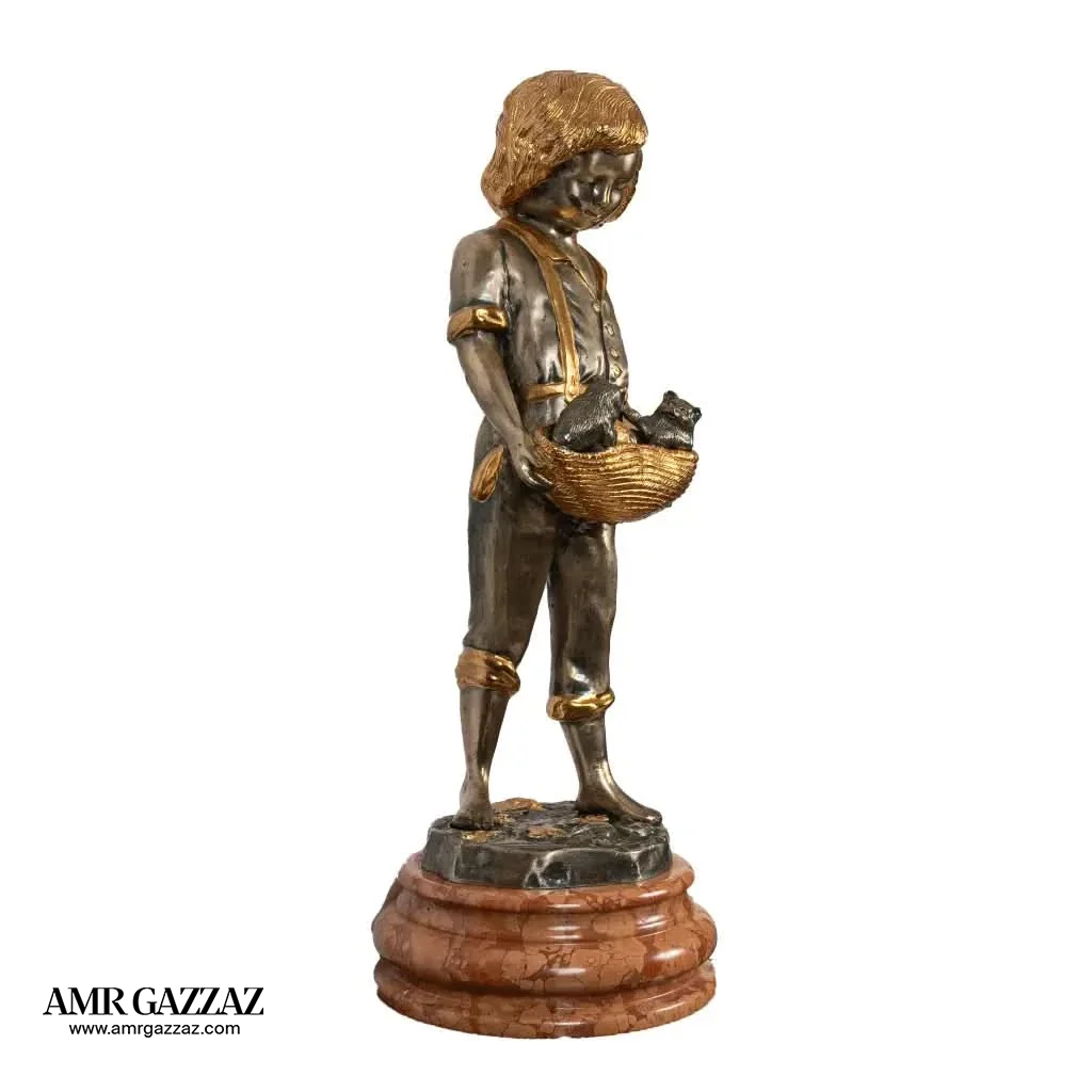 Bronzeus Lady boy  Italy Vintage stat