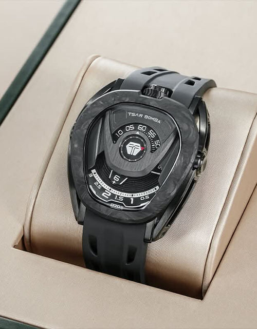 Load image into Gallery viewer, Reactor-Interchangeable Automatic Watch Carbon Fiber Black
