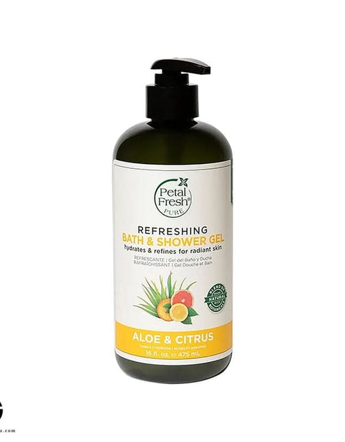 Load image into Gallery viewer, Petal fresh pure Aloe &amp; Citrus Bath &amp; Shower Gel 475 ML
