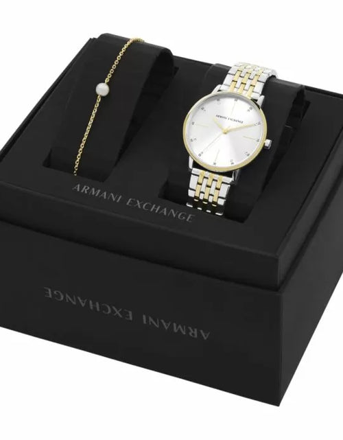 Load image into Gallery viewer, Armani Exchange women watch set with 2 pcs
