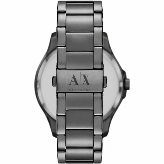 Armani Exchange Chronograph Watch for Men Steel Black