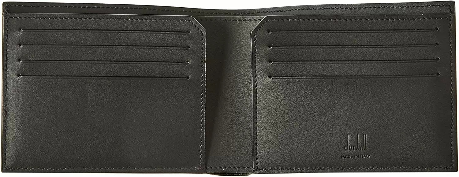 Dunhill SIGNATURE wallet for men leather 8cc Canvas