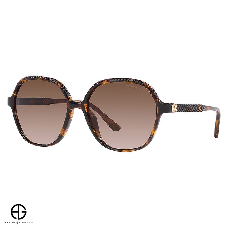 نظارات شمسية مايكل كورس أناقة يومية للنساء مقاس 17