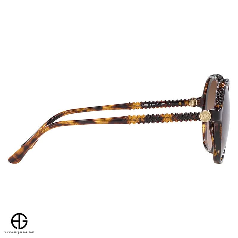 نظارات شمسية مايكل كورس أناقة يومية للنساء مقاس 17