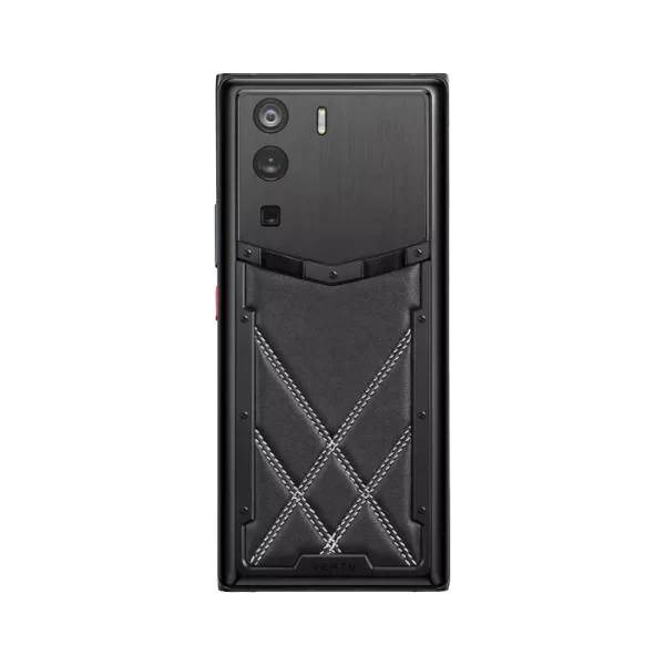 METAVERTU STITCHING CALFSKIN 5G WEB3 PHONE SET – BLACK