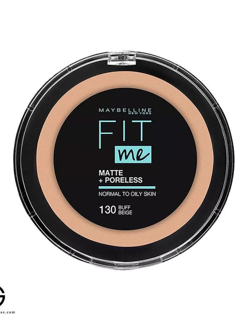 تحميل الصورة إلى عارض المعرض، Maybelline Fit Me Matte + Poreless Powder 130 Buff Beige
