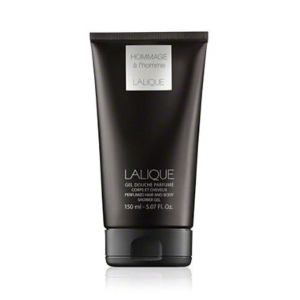 لاليك Hommage À L`Homme جل الاستحمام المعطر للشعر والجسم 150 مل جل الاستحمام