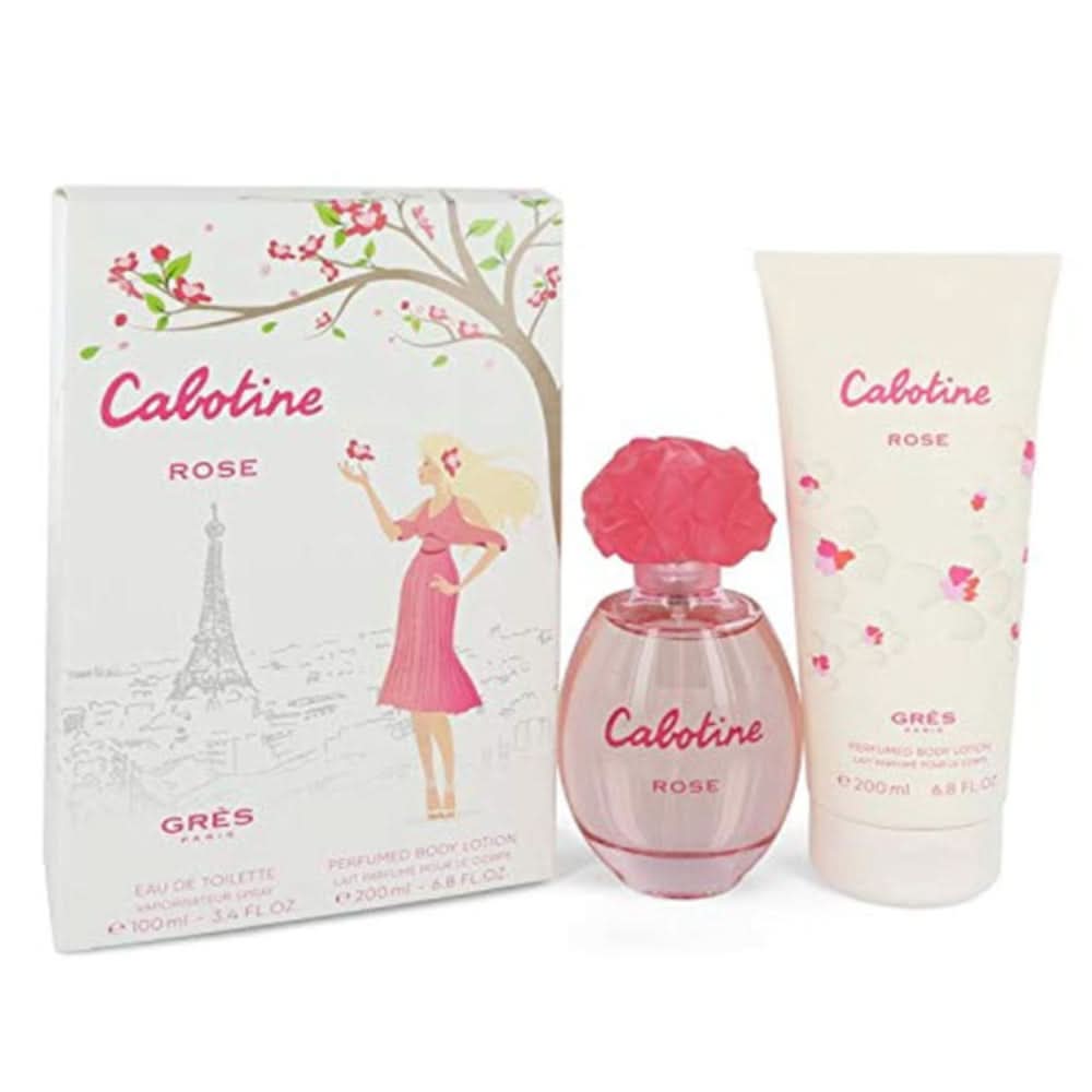 مجموعة هدايا غريس كابوتين روز (أو دو تواليت 100 مل + بلسم 200 مل) للجنسين