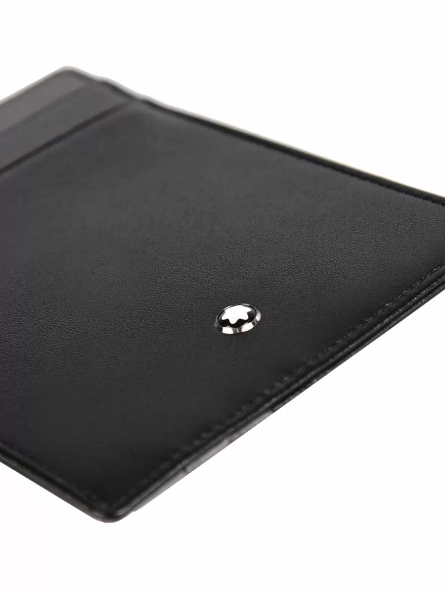 Montblanc Meisterstuck Pocket 4Cc With Id Card Holder Black