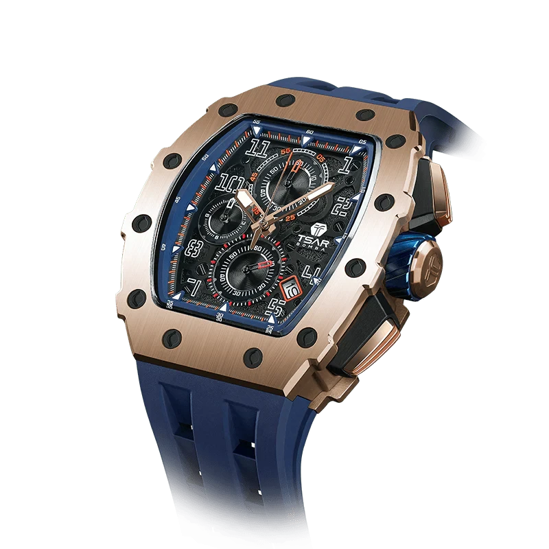 سلسلة Elemental - إصدار التقويم TB8204Q باللون الأزرق الذهبي