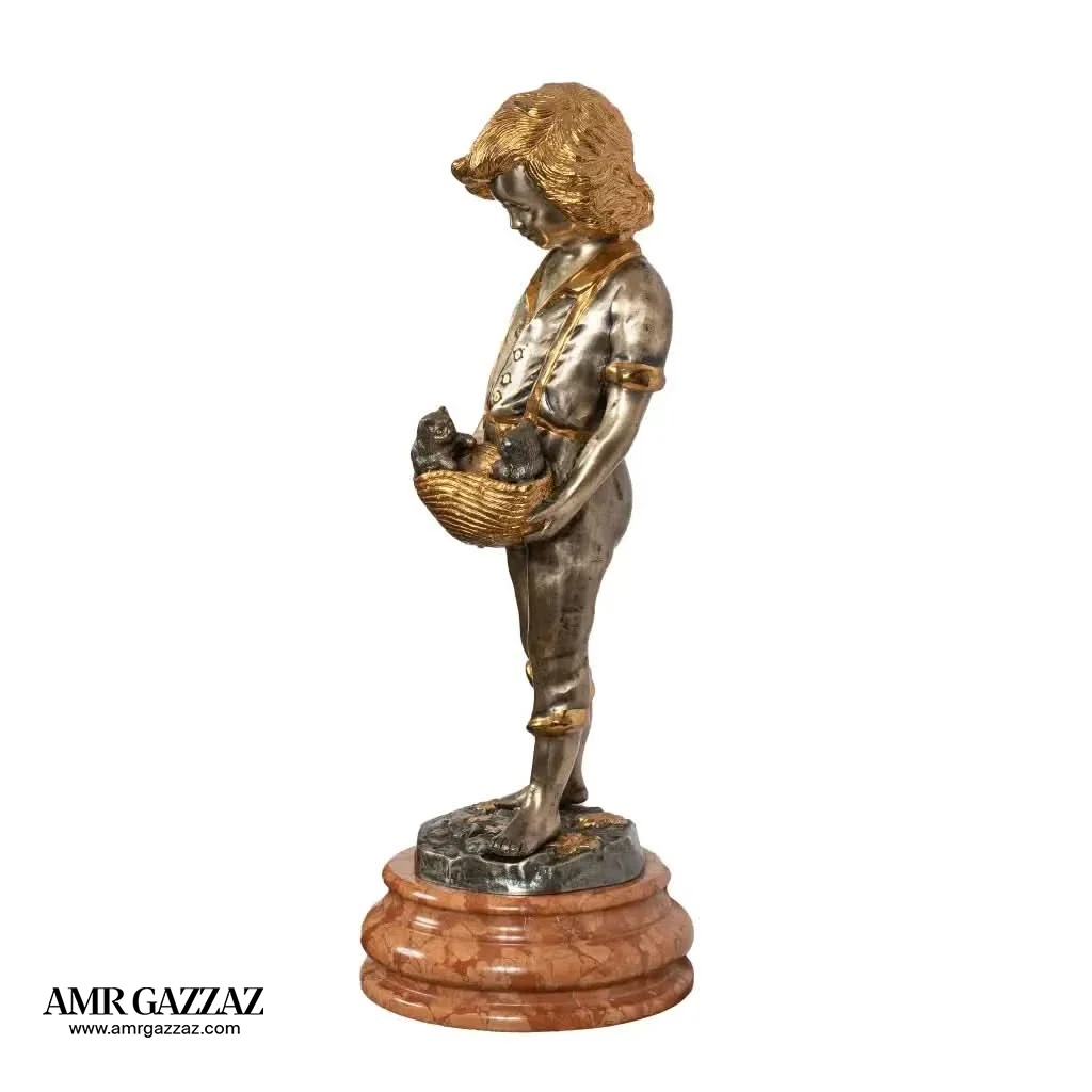 Bronzeus Lady boy  Italy Vintage stat
