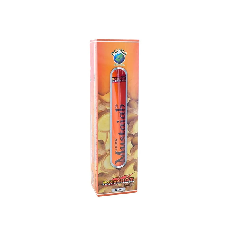 Mustajab Extra Hot Ginger Lotion With Extra Ginger 130ml