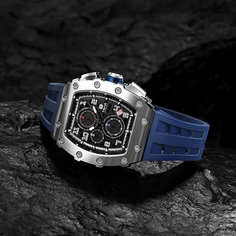 Elemental Series-Calendar Version TB8204Q Silver Blue