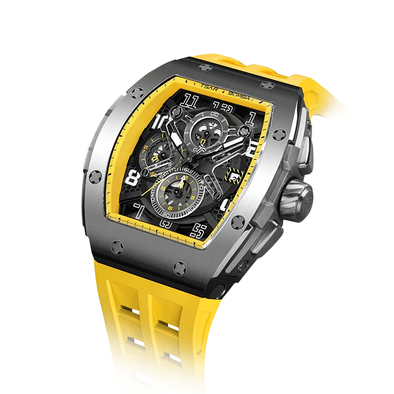 Elemental Series-Quartz Watch TB8211Q Silver Yellow