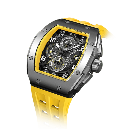 Elemental Series-Quartz Watch TB8211Q Silver Yellow