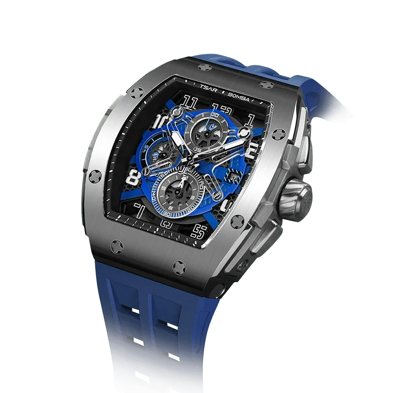 Elemental Series-Quartz Watch TB8211Q Sliver Blue