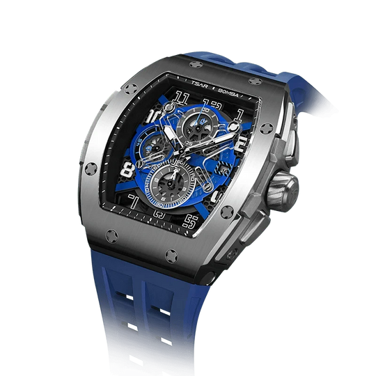 Elemental Series-Quartz Watch TB8211Q Sliver Blue