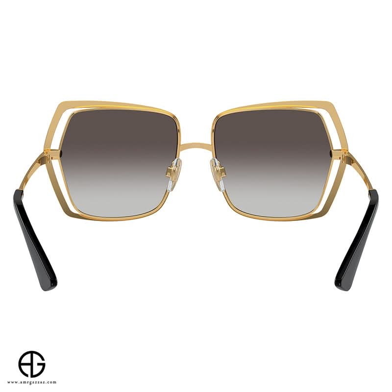نظارات شمسية دولتشي آند غابانا بتصميم جريء للنساء مقاس 18
