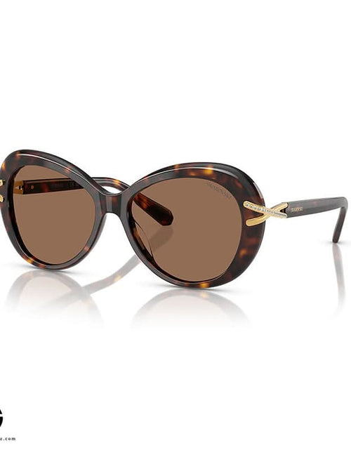 تحميل الصورة إلى عارض المعرض، نظارات شمسية من سواروفسكي، أنيقة وعصرية، للنساء، مقاس 15
