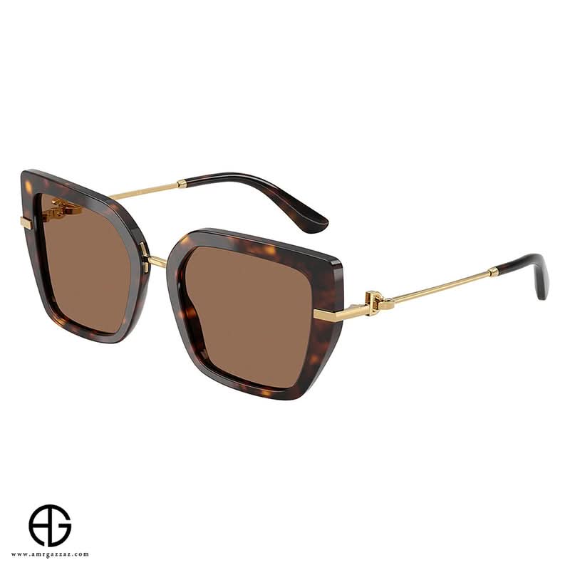 نظارات شمسية من دولتشي آند غابانا للنساء، تصميم كلاسيكي، مقاس 43