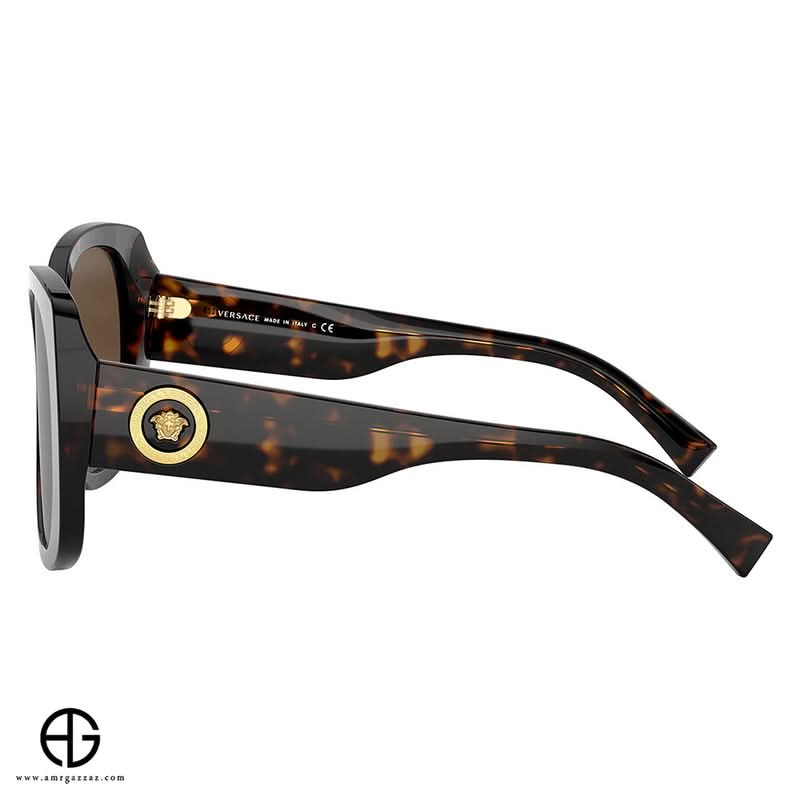 نظارات شمسية من فيرساتشي، تصميم خالد للنساء، مقاس 25