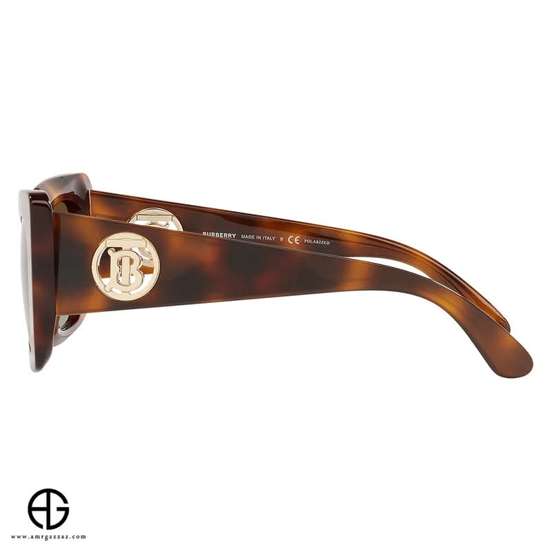 نظارات شمسية بربري بتصميم جريء للنساء مقاس 32