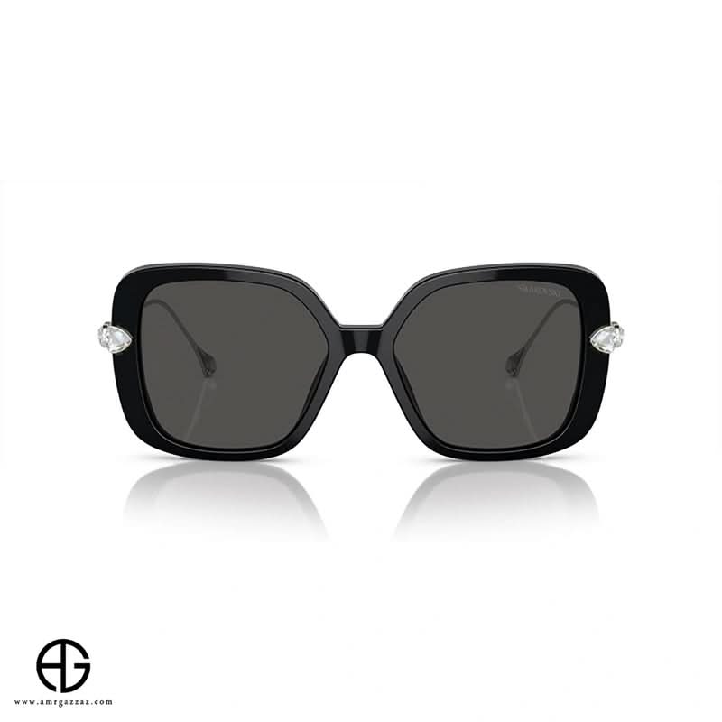 نظارة شمسية سواروفسكي أيقونية للنساء مقاس 33