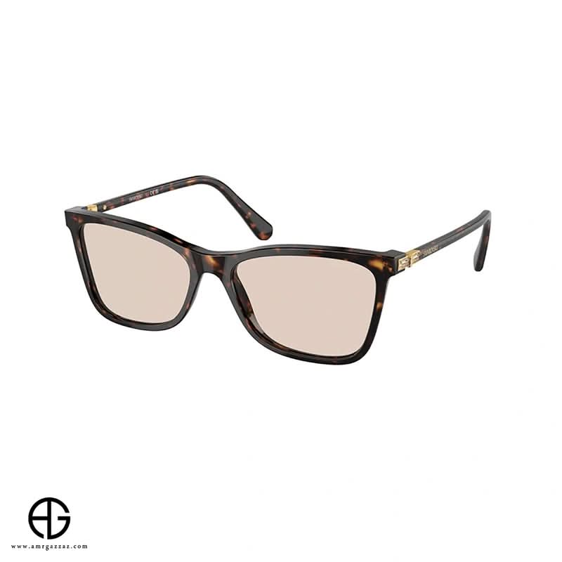 نظارة شمسية سواروفسكي أنيقة للنساء مقاس 34