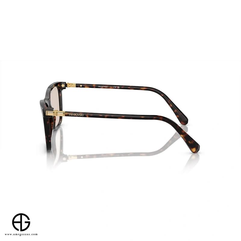 نظارة شمسية سواروفسكي أنيقة للنساء مقاس 34