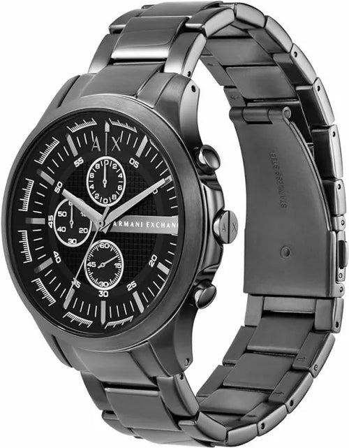 تحميل الصورة إلى عارض المعرض، Armani Exchange Chronograph Watch for Men Steel Black
