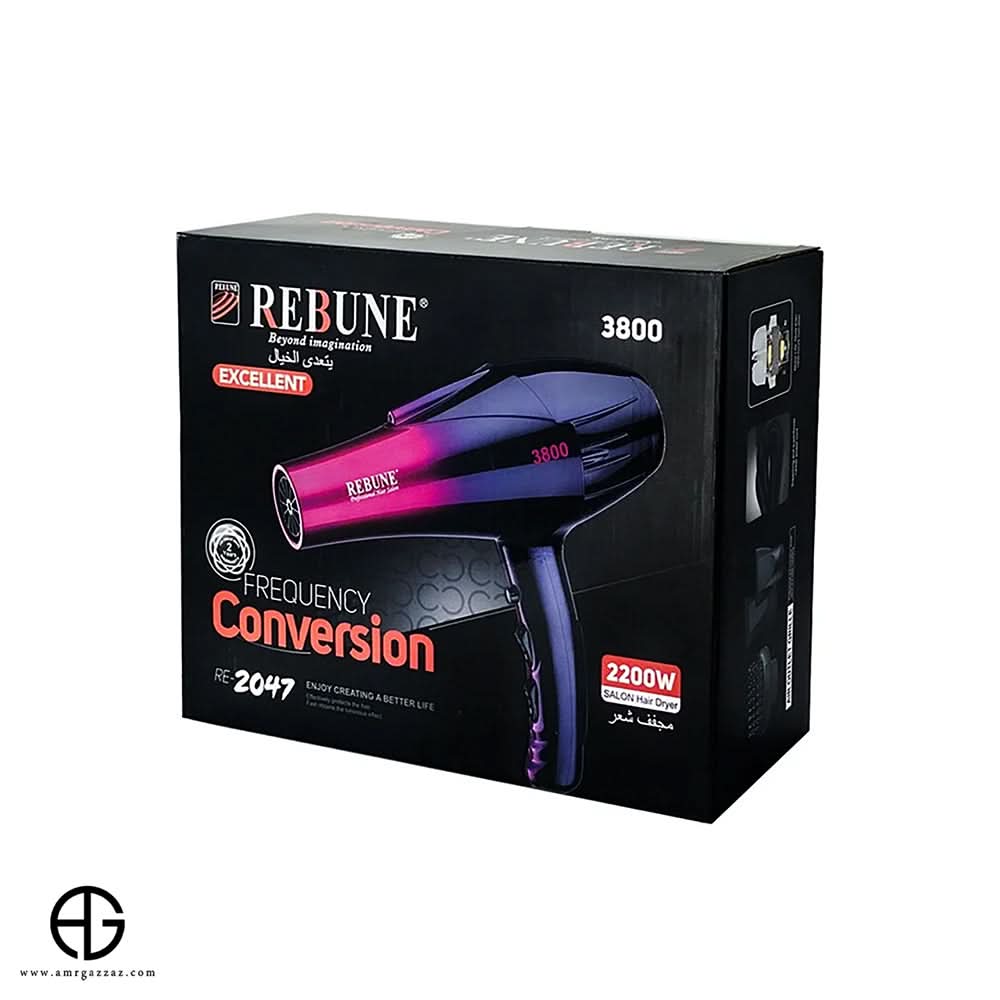 Rebune Laser Hair Dryer 2200 W RE‑2047 2200 W Hair Dryer for Unisex