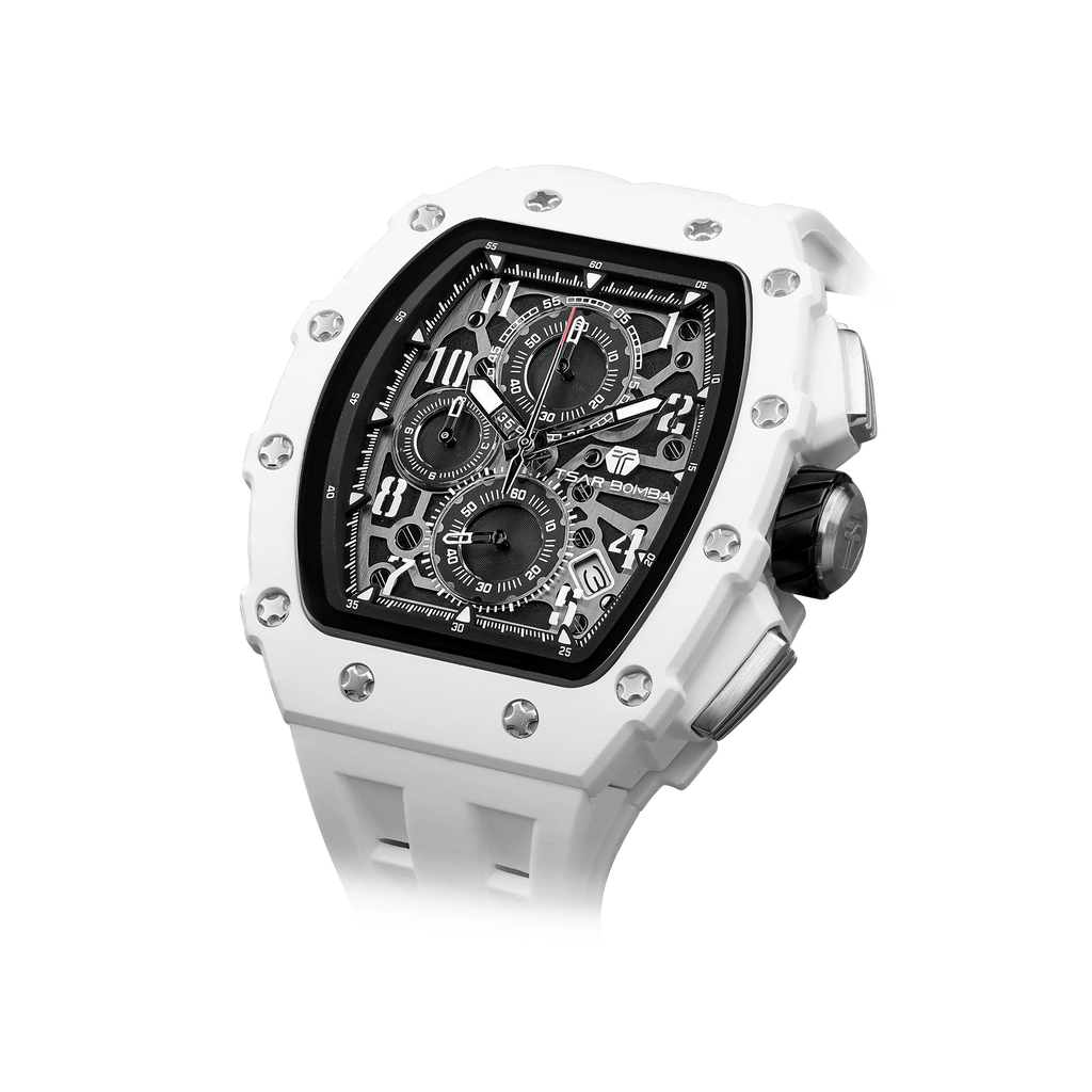 Elemental Series-Bio-ceramic Quartz Watch TB8204B White