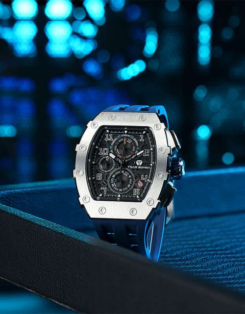 Load image into Gallery viewer, Elemental Series-Calendar Version TB8204Q Silver Blue
