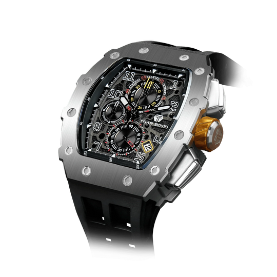 Elemental Series-Calendar Version TB8204Q Silver Black