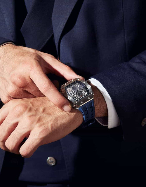 Load image into Gallery viewer, Elemental Series-Calendar Version TB8204Q Silver Blue
