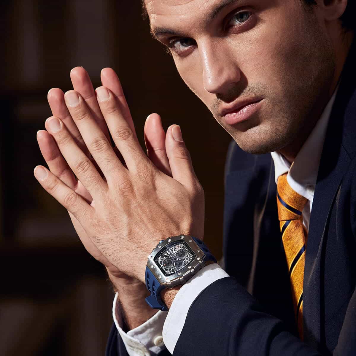 Elemental Series-Calendar Version TB8204Q Silver Blue