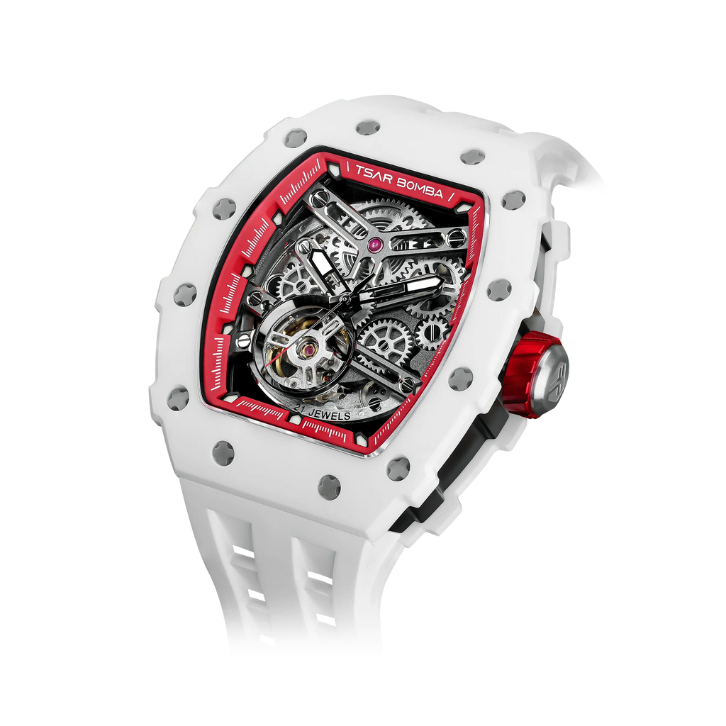 Elemental Series-Ceramic Automatic Watch TB8208C Red