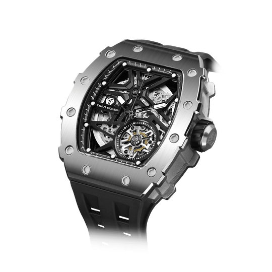 Elemental Series-Automatic Watch TB8209A Silver Black