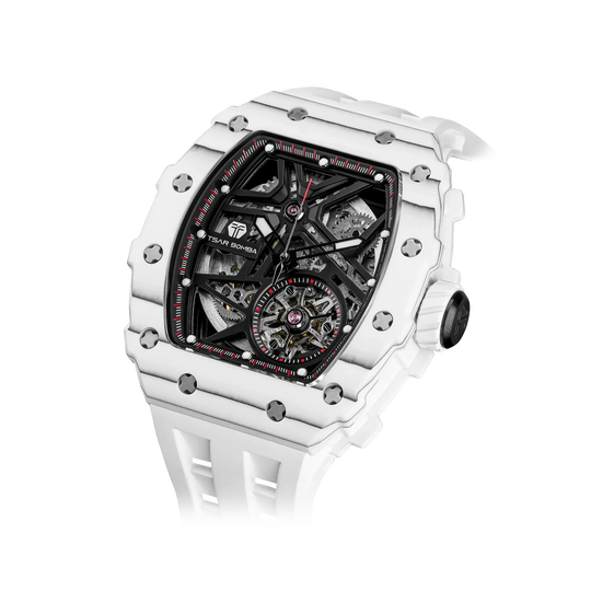 Elemental Series-Carbon Fiber Automatic Watch TB8209CF White Carbon Fiber