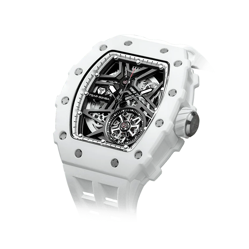 Elemental Series-Ceramic Automatic Watch TB8209C White